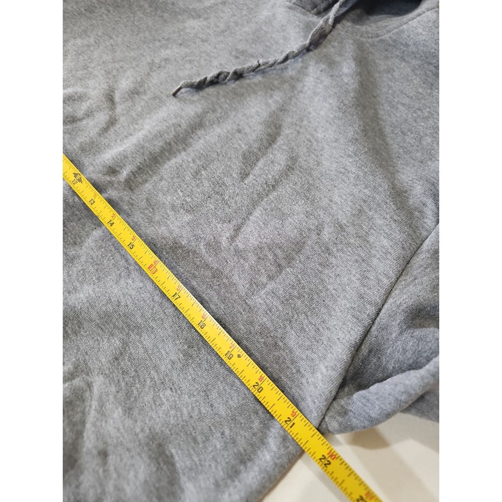 Mack Russo Men's Gray Pullover Hoodie XL Fleece Hooded Sweatshirt Kangaroo... - Picture 4 of 5